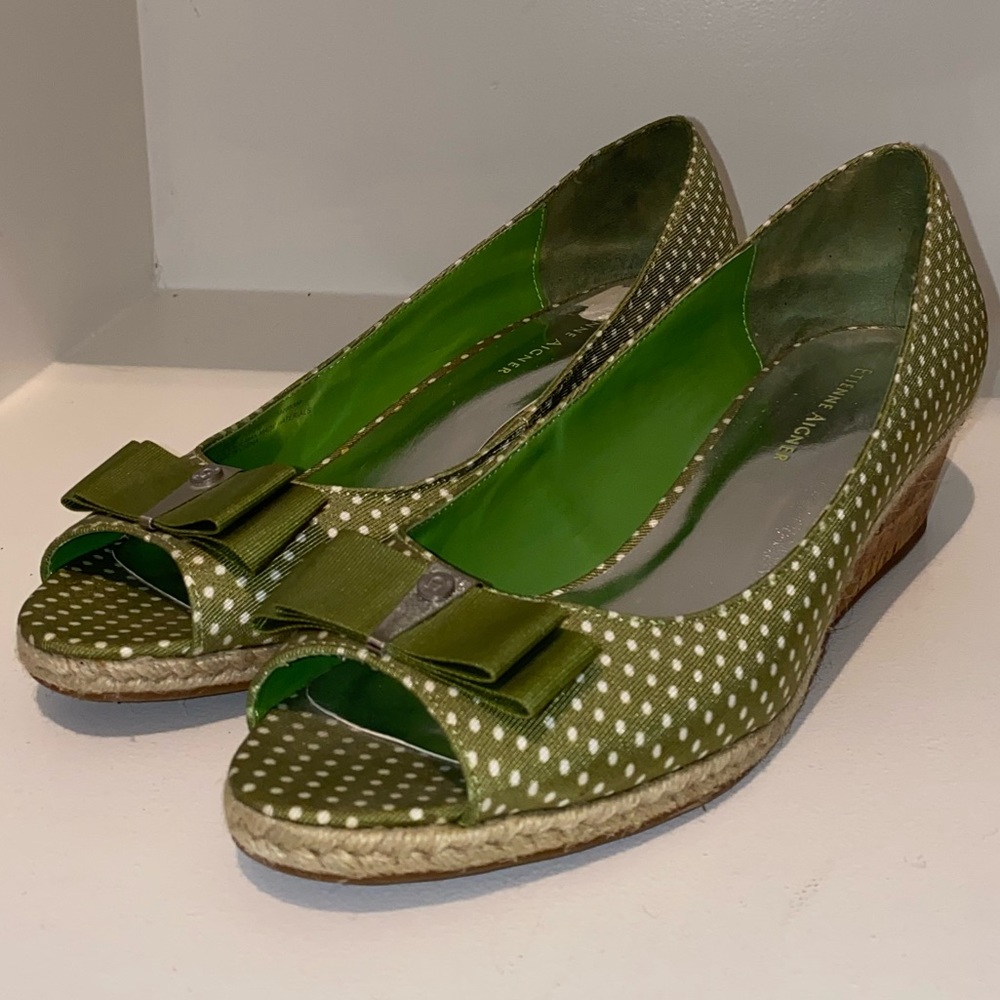 Etienne Aigner Green Wedge